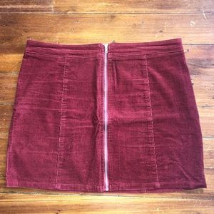 Corduroy skirt
